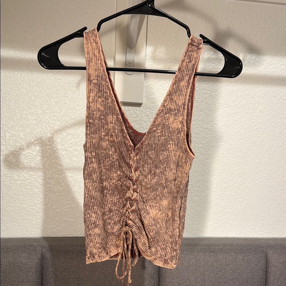 FINAL OFFER American Eagle Pink Ribbed Tank Top